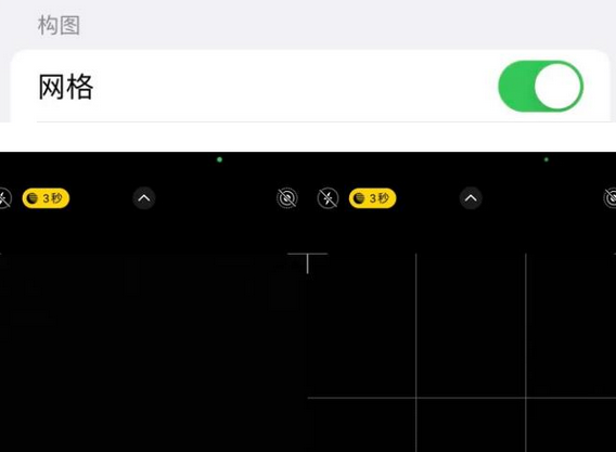 龙江苹果手机维修网点分享iPhone如何开启九宫格构图功能